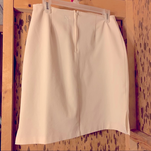 Vintage cream pencil skirt - Picture 2 of 4